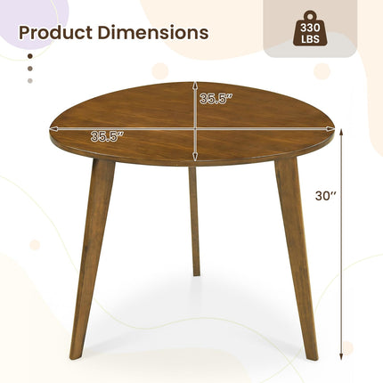 Dreamade 35.5-Inches Round Dining Table for 4