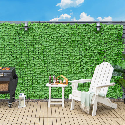 Dreamade 118" x 39.4" Artificial Hedges Fence Faux Ivy Vine Greenery Wall