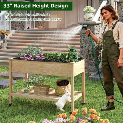 Dreamade 47”x23”x33” Wood Planter Box