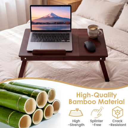 Dreamade Bamboo Laptop Desk for Bed