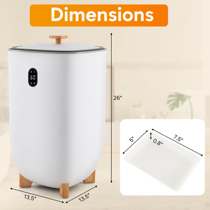Dreamade Large Towel Warmer Bucket - 35L Hot Towel Warmer for Bathroom Spa