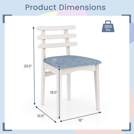 Dreamade Wooden Dining Chairs Set