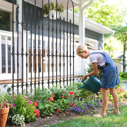 Dreamade Outdoor Garden Trellis for for Climbing Plants, 73” Tall Trellis w/Rustproof PE Coated Metal Pipes