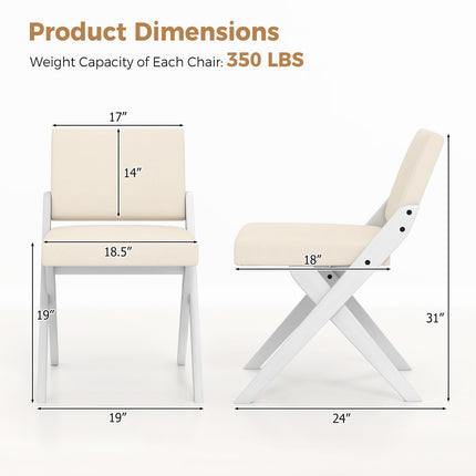 Dreamade Wooden Dining Chairs