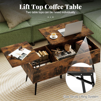 Dreamade Lift Top Coffee Table for Living Room