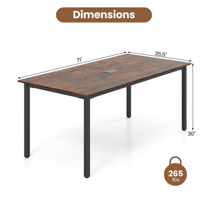 Dreamade 6 FT Conference Table for 8-10 People