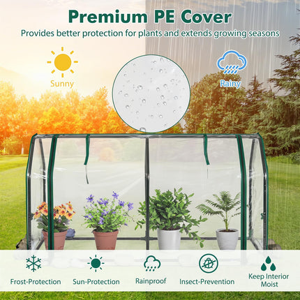 Dreamade 47''x21.5''x24'' Mini Portable Greenhouse