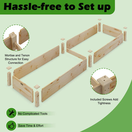 Dreamade Wooden Raised Garden Bed
