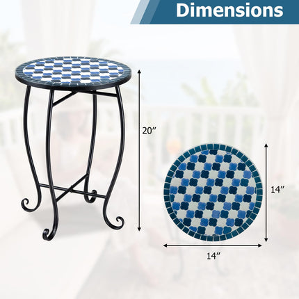 Dreamade 14" Outdoor Side Table