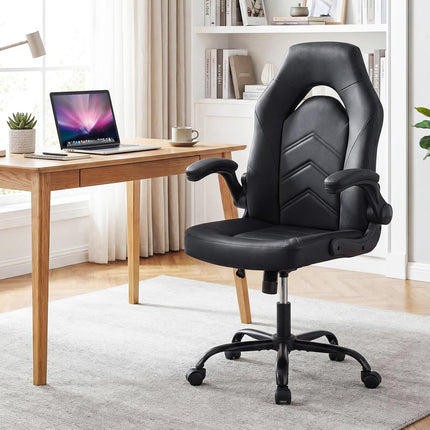Dreamade Ergonomic Computer Desk Chair with Flip-up Arms