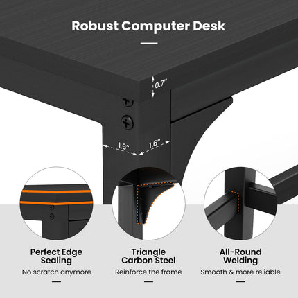 Dreamade 48" Rolling Computer Desk