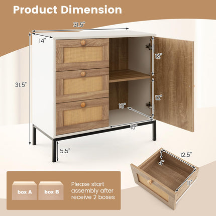 Dreamade Buffet Cabinet with Storage