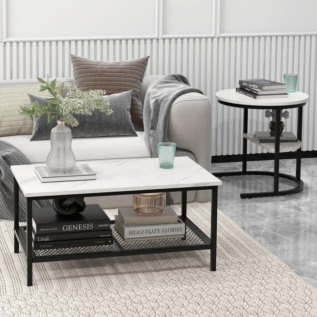 Dreamade Nesting Coffee Table Set