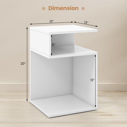 Dreamade 3-Tier Side Table