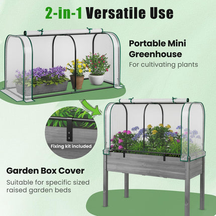 Dreamade Raised Garden Bed with Cover