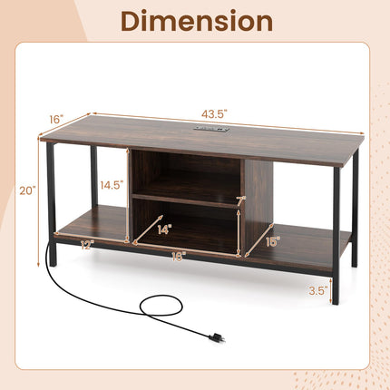Dreamade TV Stand for Bedroom, Entertainment Center for 50 Inch TV
