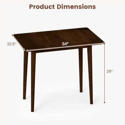 Dreamade Dining Table for 2-4 34" Rectangular Dinner Table