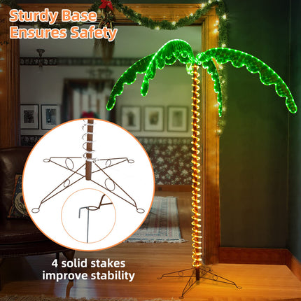 Lighted Palm Trees for Outside Patio - DreamadeUS