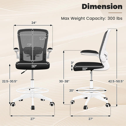 Drafting Chair High Back Office Chairs