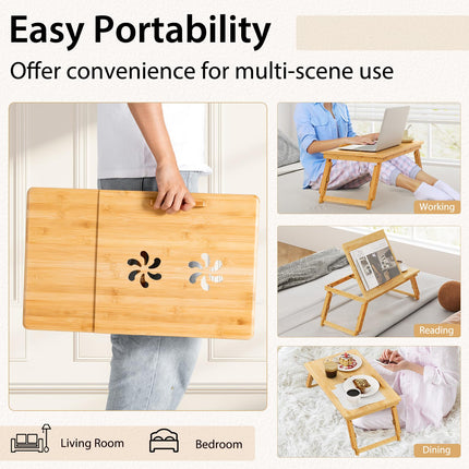 Dreamade Bamboo Laptop Desk