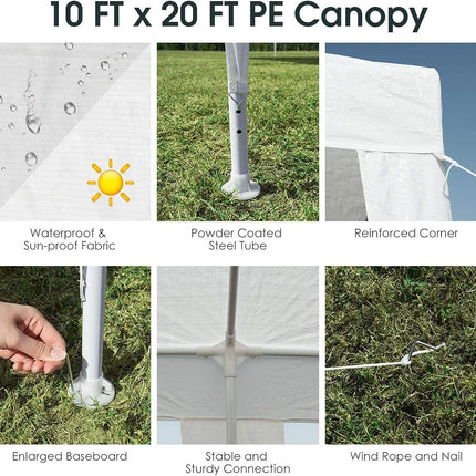 DREAMADE Party Tent, 10' x 20' Event Canopy Tent