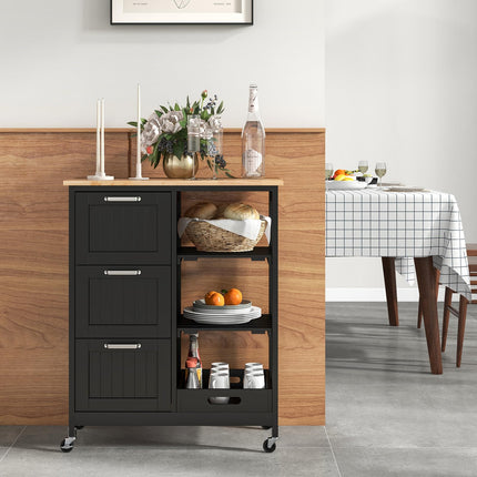 Dreamade Kitchen Island Cart on Wheels
