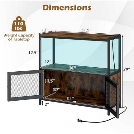 Dreamade Wine Cabinet with LED Lights for Kitchen Living Room