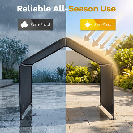 Dreamade Outdoor Dog Shade Shelter with Waterproof Canopy