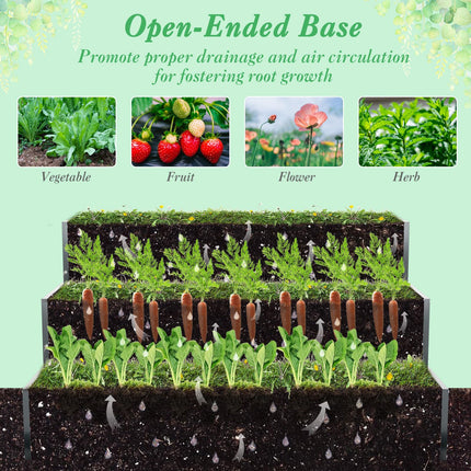 Dreamade 3 Tier Raised Garden Bed