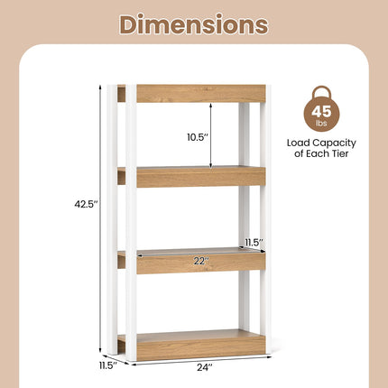 Dreamade 4-Tier Bookshelf