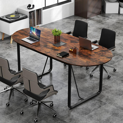 Dreamade 71" Conference Table with Cable Management Grommet