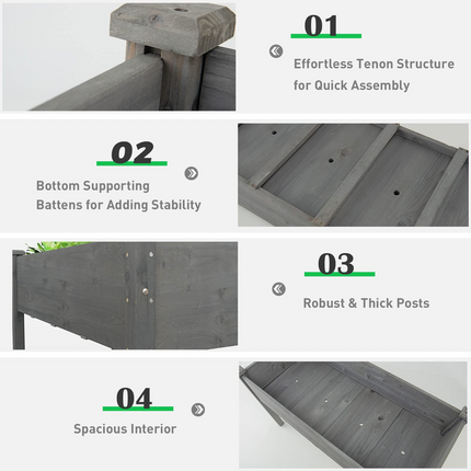Raised Garden Bed with Legs