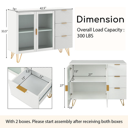 Dreamade Buffet Cabinet with Storage