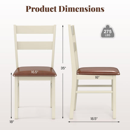 Dreamade PU Leather Upholstered Kitchen Chair