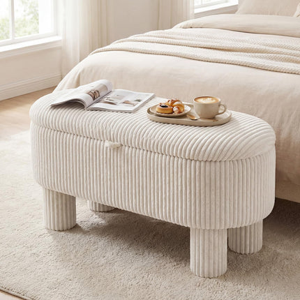 Dreamade 42'' Storage Ottoman Bench with Hidden Storage Compartment & Legs