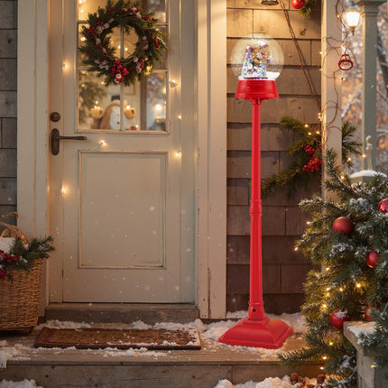 Dreamade 5 Ft Christmas Snow Globe Lantern ( Snowing Santa with Ferris Wheel )