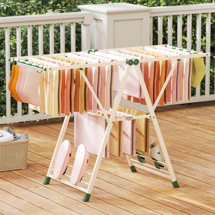 Dreamade Clothes Drying Rack with Height Adjustable Wings