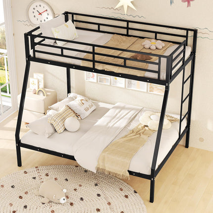 Dreamade Metal Bunk Beds Twin Over Full Size