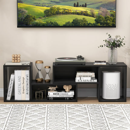 Dreamade Bookshelf TV Stand for TVs up to 55"