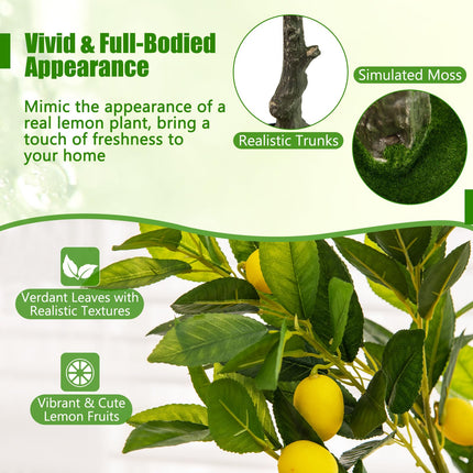 Dreamade Artificial Lemon Tree