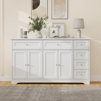 Dreamade Large Buffet Cabinet with Storage, 59” Kitchen Cabinet