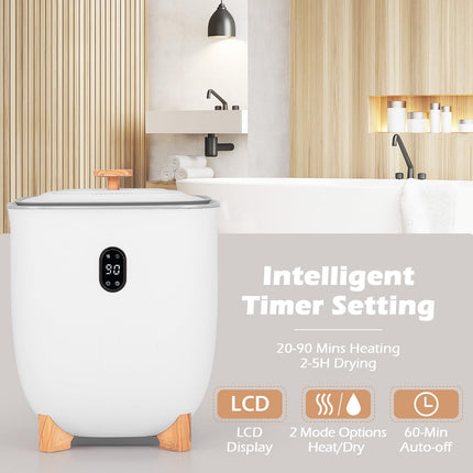 Dreamade Upgraded Towel Warmer Bucket - 20L Hot Towel Bucket with PTC Air Heater for Rapid & Even Heating