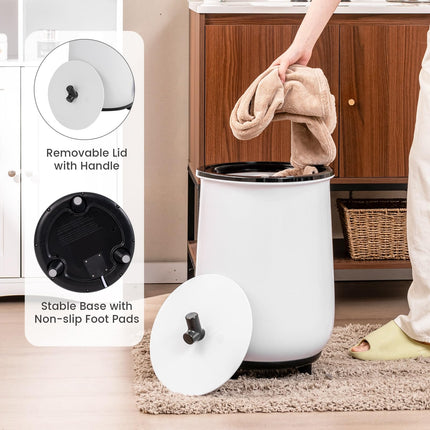 Dreamade Towel Warmer for Bathroom - 23L Large Blanket Warmer with 3 Heat Settings, Built-in Timer, Auto Shut Off