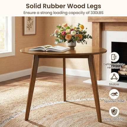 Dreamade 35.5-Inches Round Dining Table for 4