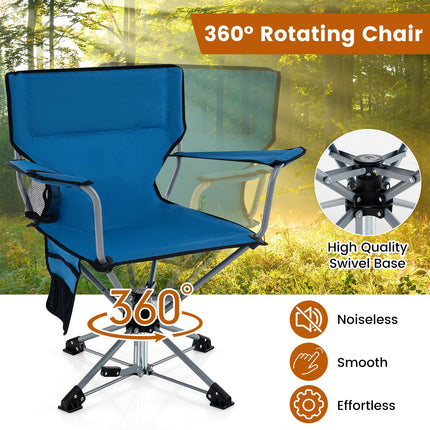 DREAMADE 360° Swivel Hunting Chair Folding Blind Chair(1/2)