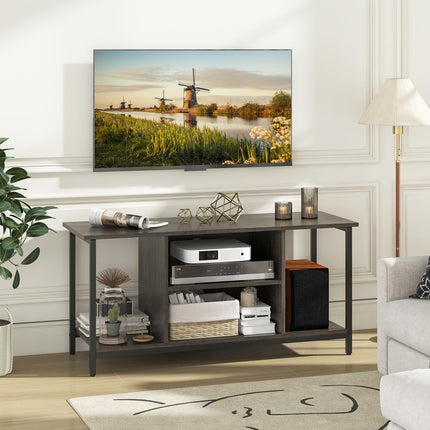 Dreamade TV Stand for TV Up to 50” TVs, Entertainment Center with Charging Station, USB & Type C Ports