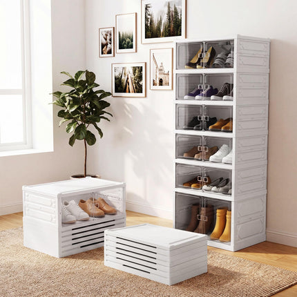 Dreamade 6-Tier Foldable Shoe Rack Organizer