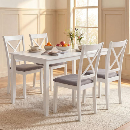Dreamade Modern Mid Century Dining Chairs Set of 2/4