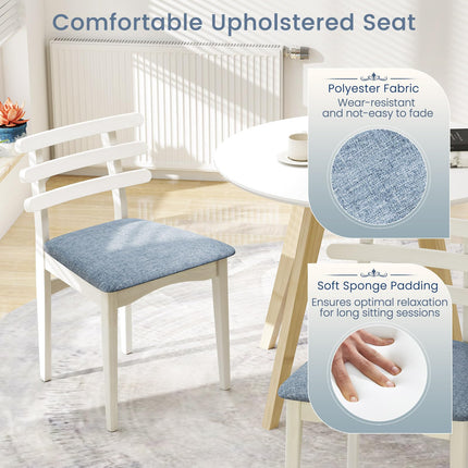 Dreamade Wooden Dining Chairs Set