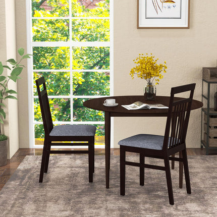 Dreamade Wood Dining Chairs Set